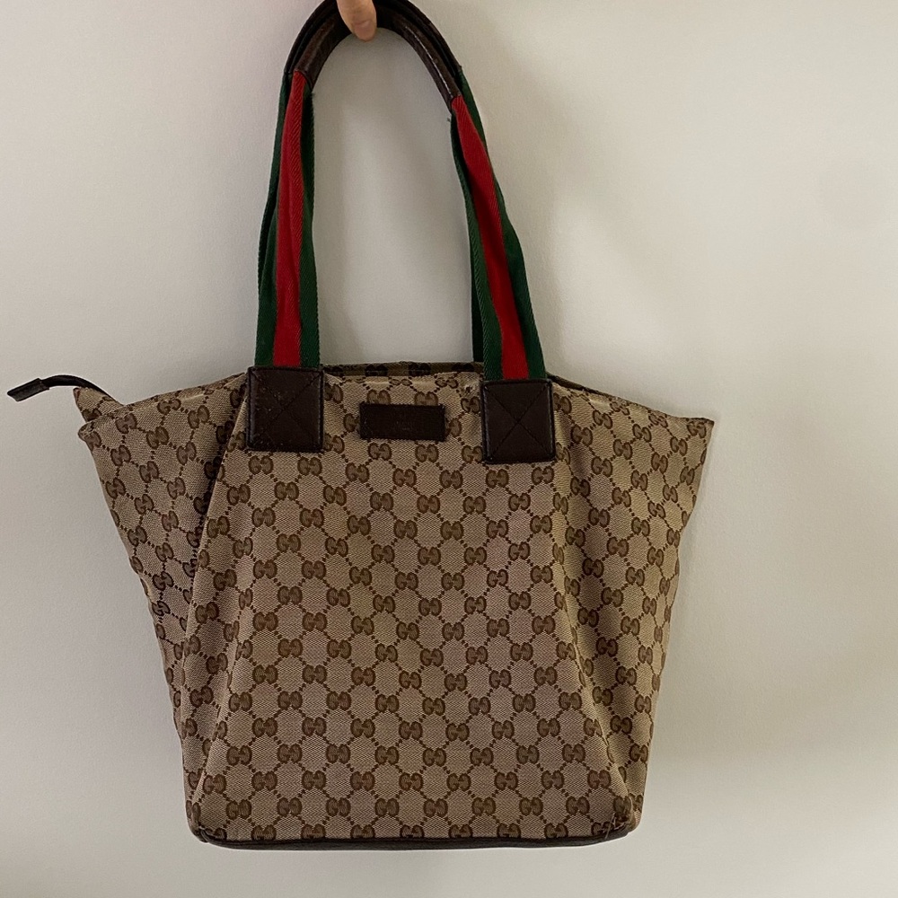 Gucci GG Canvas Tote / Diaper Bag